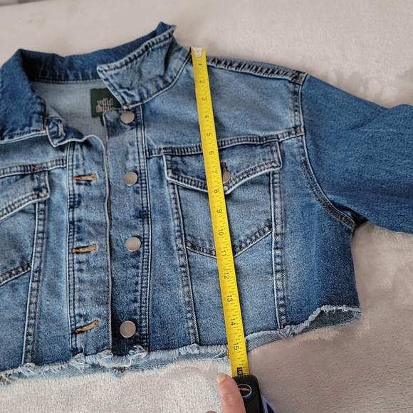 NWOT Wild Fable Cropped Denim Jacket - Picture 6 of 8